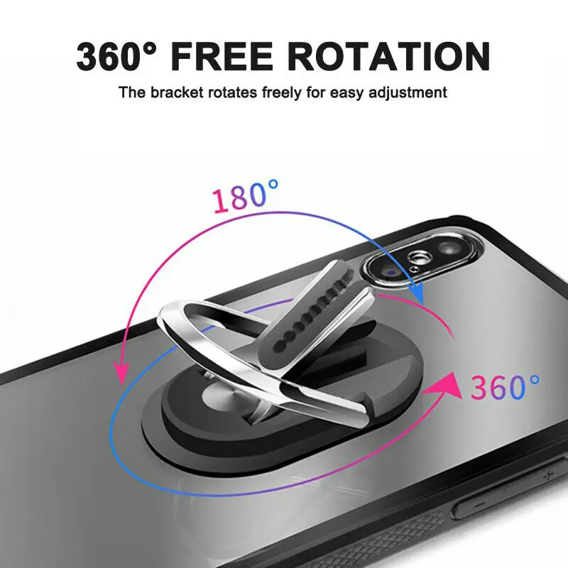 Универсальный Автомобильный Универсальный кронштейн на 360 градусов для мобильного телефона, подставка для телефона, вращающийся держатель для пальца, автомобильные аксессуары, поддержка