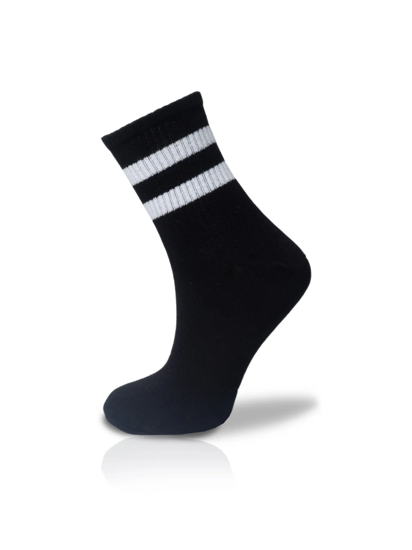 

White Striped Socket Socks Unisex 36-42