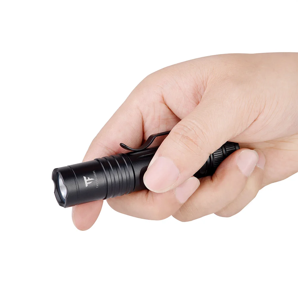 TrustFire L1 Mini Led AAA Flashlight 385 Lumens Small Flash Light Support AAA/10440 Rechargeable Battery Tactical EDC