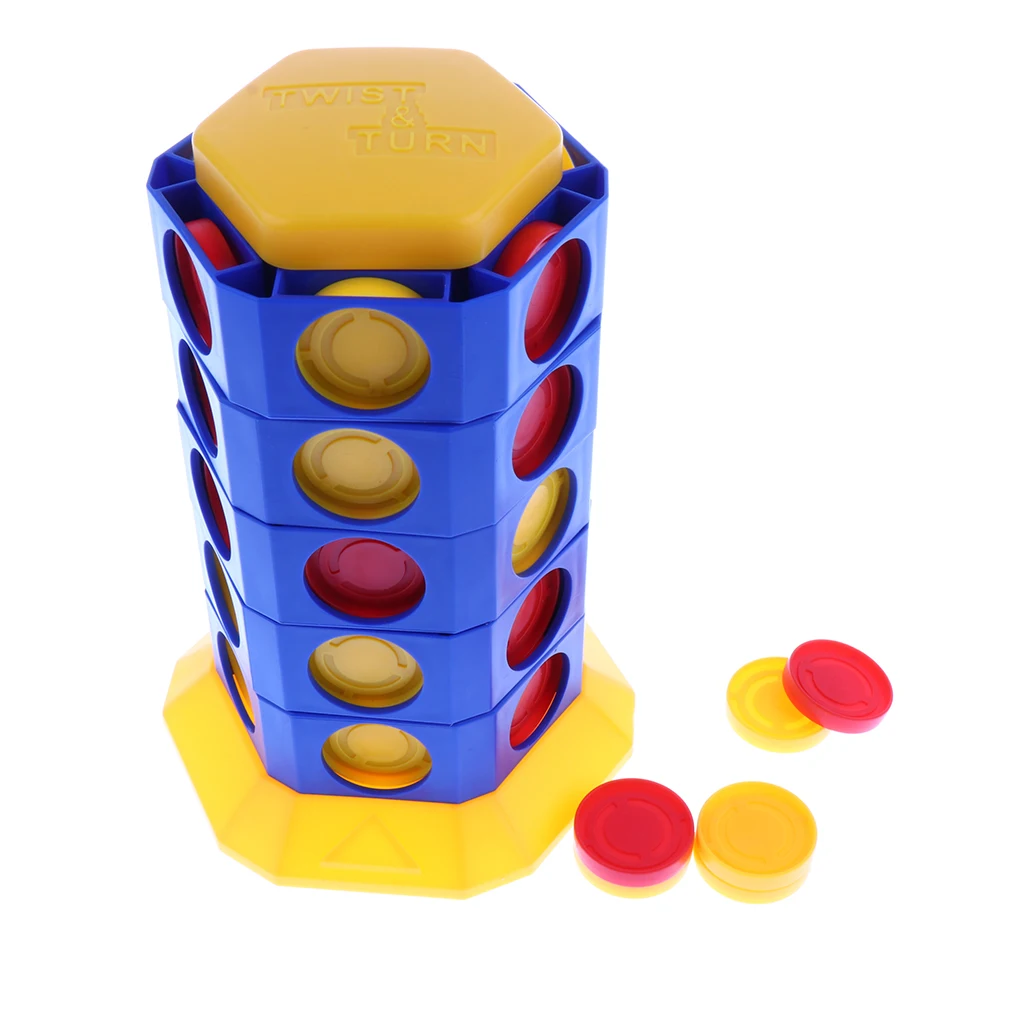 Preschool  Twist & Turn Four In A Line Board Children Toys Xmas Gift