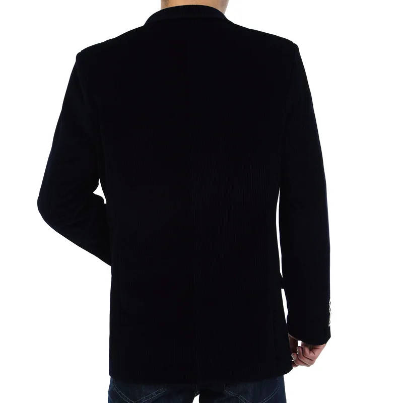 Mens Corduroy Blazers 2018 Autumn Men Blazer Smart Casual Jacket Solid Camel Black Cotton Business Suit Jackets Men Officer 4XL Mens Corduroy Blazers 2018 Autumn Men Blazer Smart Casual Jacket Solid Camel Black Cotton Business Suit Jackets Men Officer 4XL
