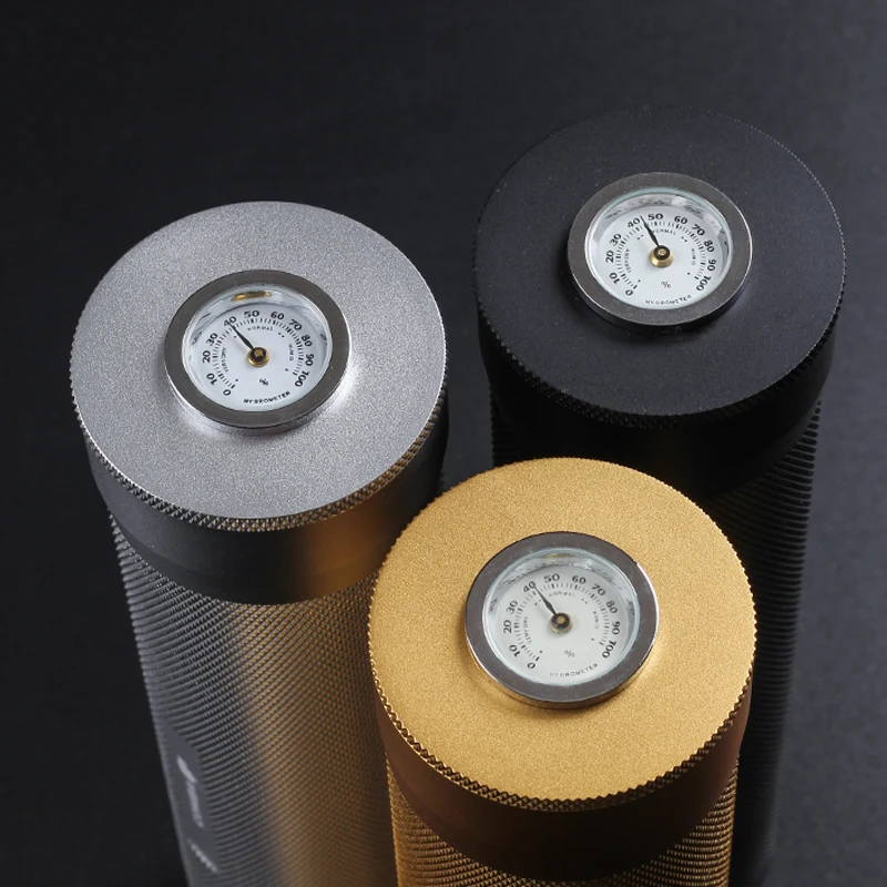 Гаджеты COHIBA Дорожный Чехол для сигар хьюмидор трубка из алюминиевого сплава 3 5