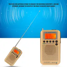Многофункциональный Универсальный радиоприемник для Air/FM/AM/SW/VHF/CB Band SQ шумоподавление Цифровой Радиоприемник динамик