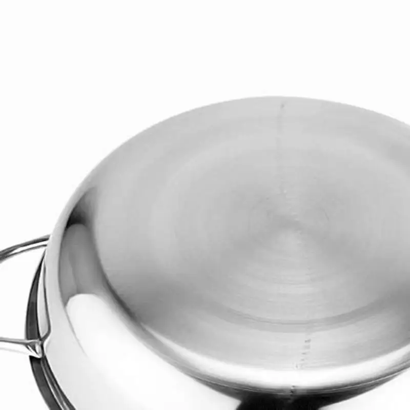 Многофункциональные кухонные кастрюли из нержавеющей стали, однослойный кастрюля для приготовления пищи с двумя ушами, мандарин, фондю, горячий горшок, кухонная посуда