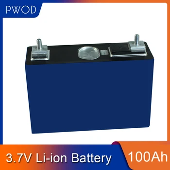 

1pc 3.7v 100Ah lithium ion rechargeable Battery for Solar Energy Storage Inverter Lithium 100ah 12v 24v lityum polimer battery