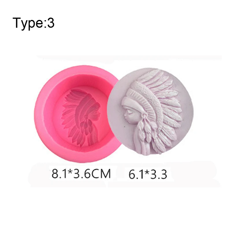 3D Silicone Soap Mold DIY Handmade Craft Soap Form For Making Tool Cake Chocolate Decoration Mold Cake Baking Tool