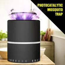 Электрическая противомоскитная лампа, ловушка для комаров для дома, USB, 5 В, безопасный инсекатор, фотокатализатор, бесшумный, для сна, против комаров