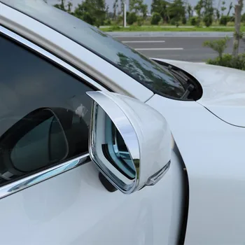 

Car Accessories Rearview Mirror Rain Eyebrows Frame Decoration Sticker Trim For Volvo XC40 2019 Exterior Modified Accessories