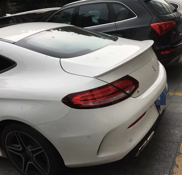 Спойлер для benz C205 C class coupe 2 дверный спойлер из АБС пластика заднего крыла
