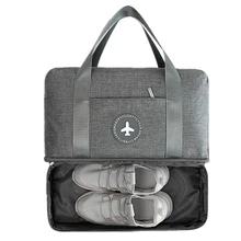 Водонепроницаемая сумка для обуви, Оксфорд, моющиеся сумки на молнии, дорожная сумка с разделителем для сухого и влажного ношения