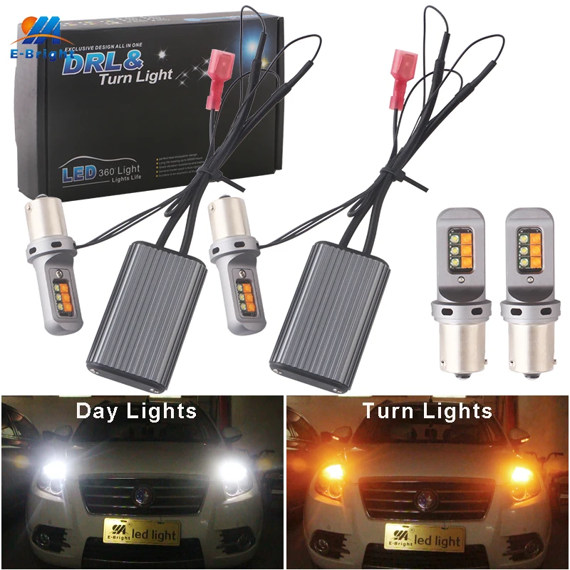 

Светодиодный сигнал поворота для автомобиля 2 в 1 BA15S BAU15S PY21W Canbus 3535 No Hyperflash T20 7440 w21w Dual Color 12SMD белый Янтарный 12 В