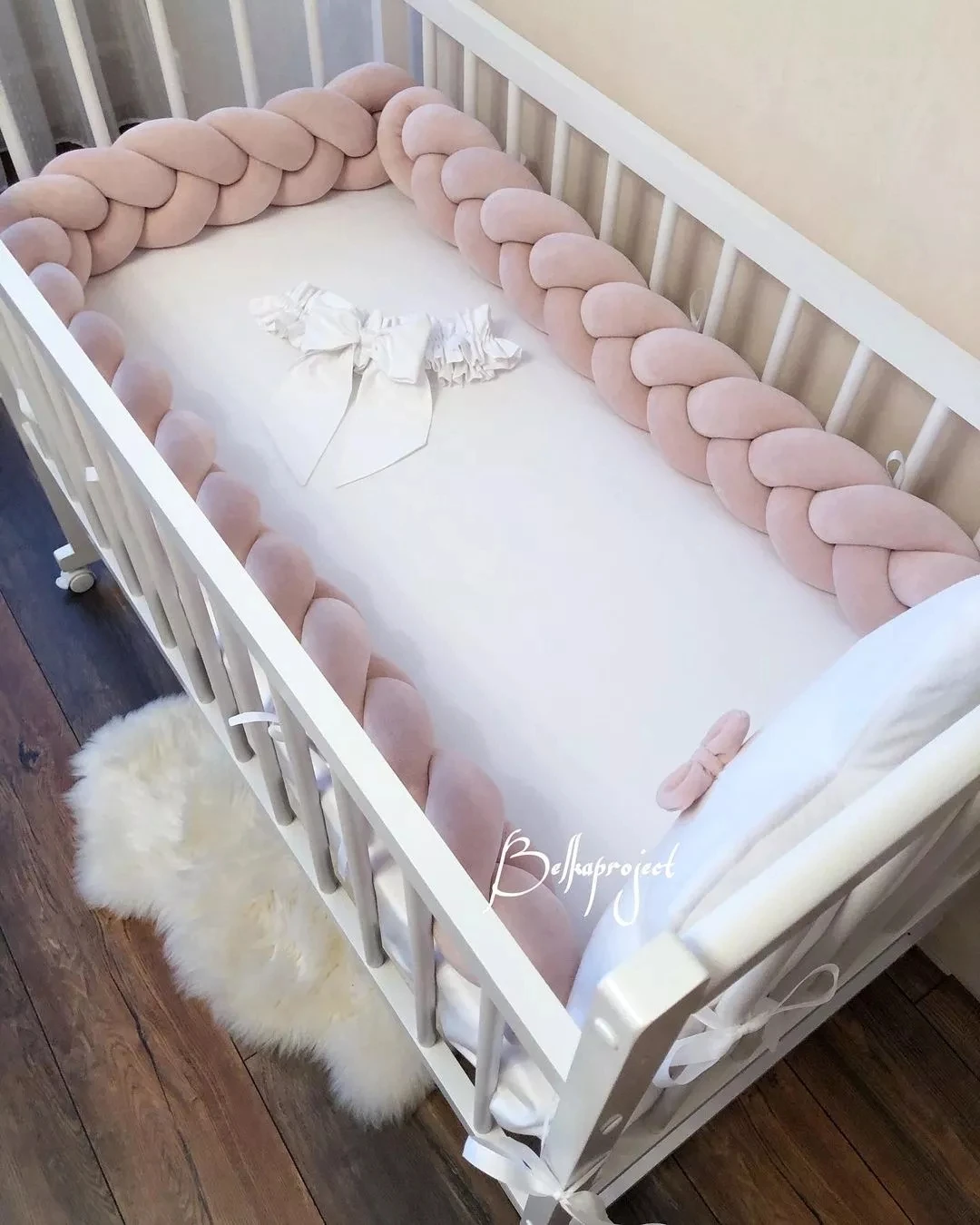 2M/3M/4M Baby Bed Bumper for Newborn Protector Crib Bumper Tour De Lit Bebe  Tresse Baby Essentials