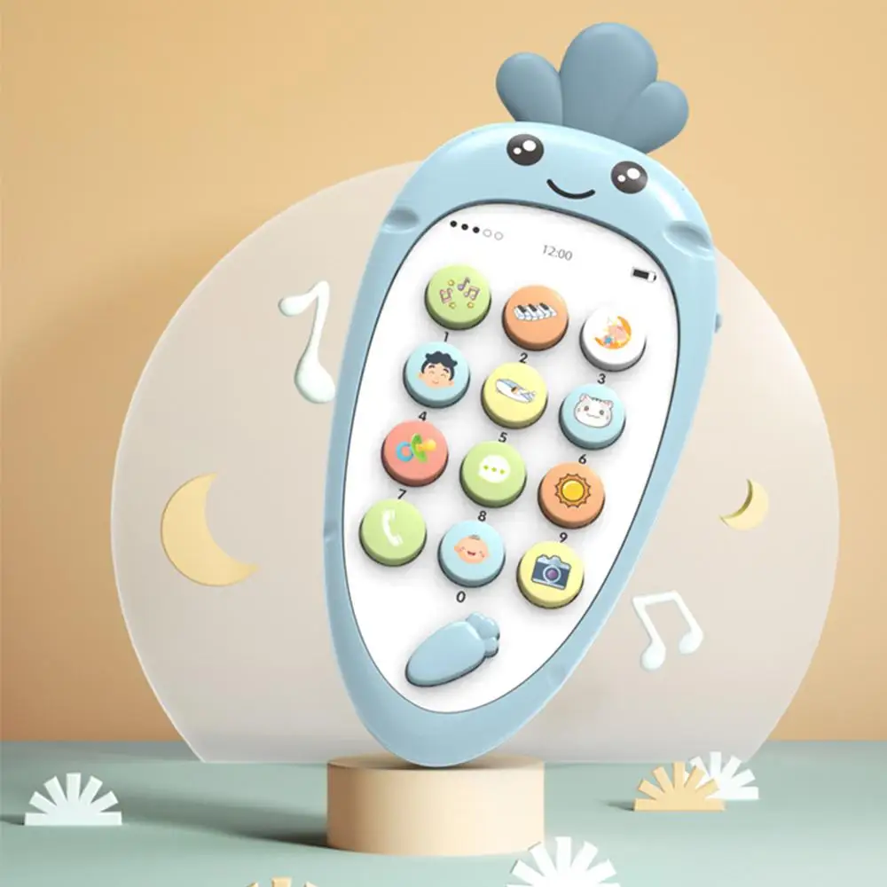 Tanio Marchewka symulacja telefon komórkowy śliczne kreatywne elektroniczne dziecko gryzak