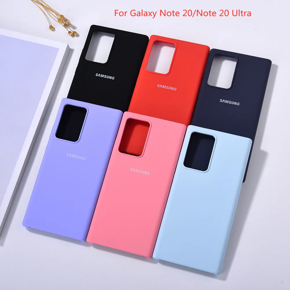 Оригинальный чехол для Samsung S20 Note 20 из жидкого силикона мягкий Galaxy M31S A21S S20FE