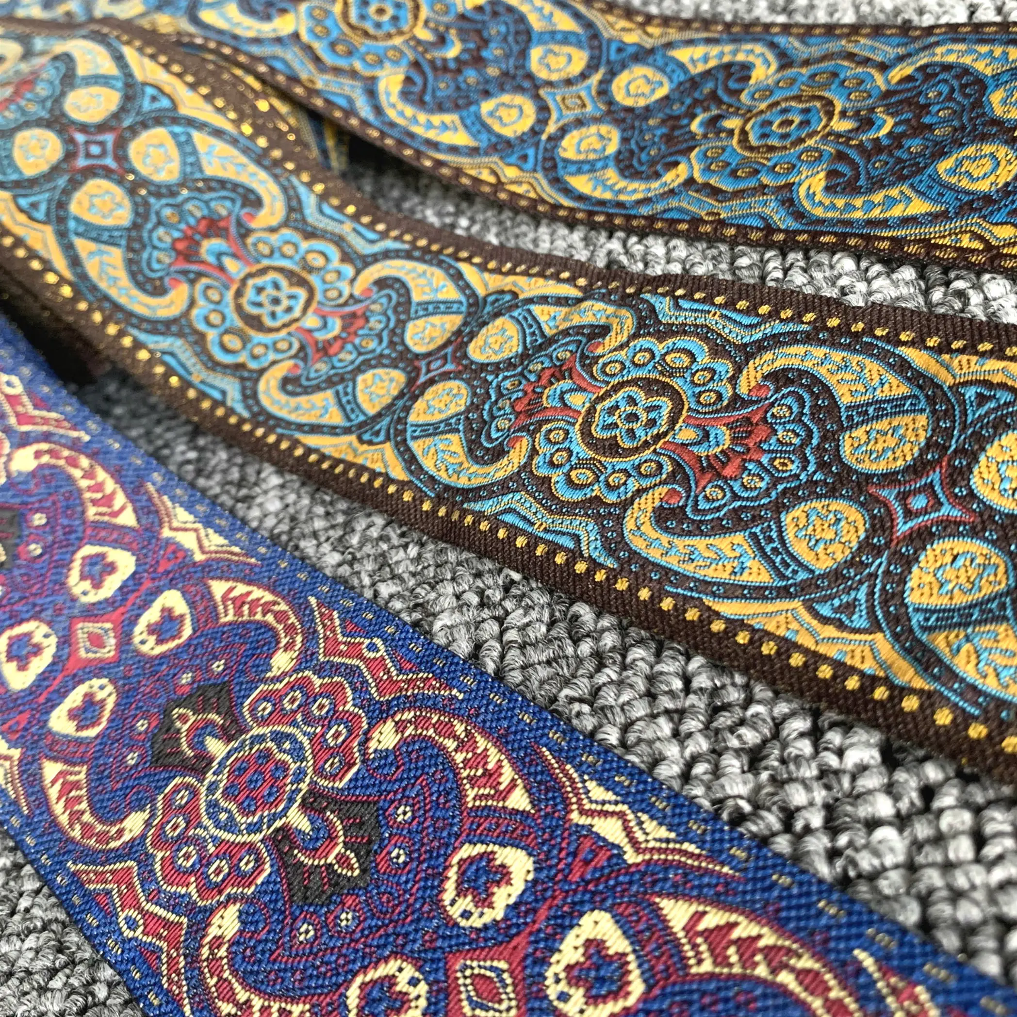 Ribbon Decoration Supplies 10yards/lots Wide 5cm Woven Jacquard Ribbon Trims Totem Pattern For Curtain Clothing Accessory
