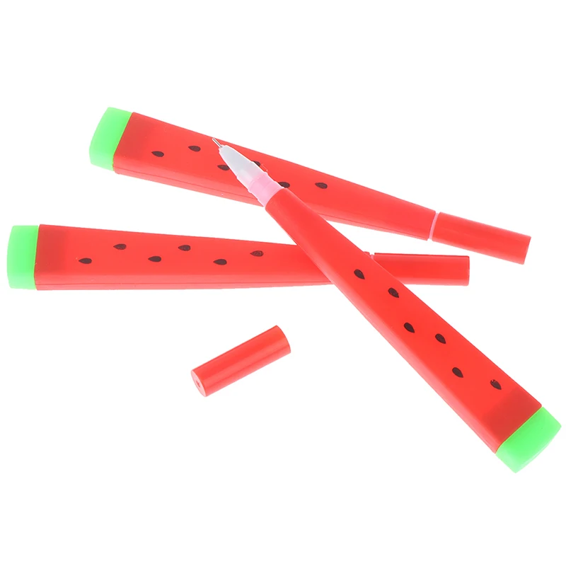 Корейские кавайные канцелярские принадлежности милые Фрукты Арбуз гелевая