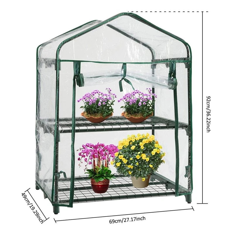 2 шт. пвх садовый парниковый сарай растительный чехол для выращивания растений сумка для выращивания дома коррозионно-стойкая крышка Анти-УФ зеленые домашние инструменты для сельского хозяйства