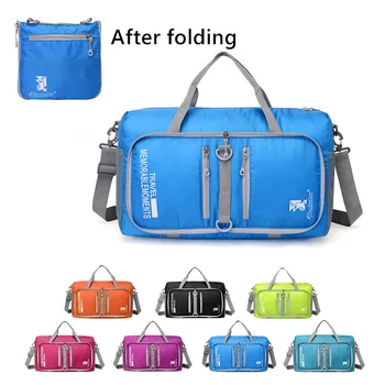 

Outdoor Waterproof Fold Training Bag Multifunction Travel Bag Aircraft Bag Hand-held Travel Bag Receiving Bag Fitness Sports Bag