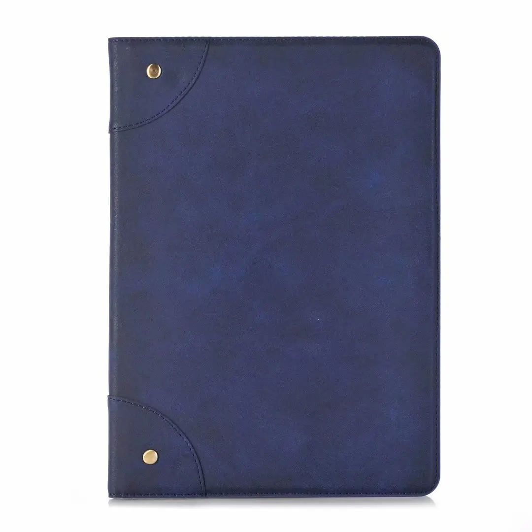 dark blue Ретро смарт-чехол для iPad 10,2 чехол iPad 7 7th gen A2200 A2198 чехол Funda для планшета из искусственной кожи чехол-книжка - Цвет: dark blue