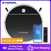 Sysperl Robotic Robot Vacuum Cleaner Auto Charge Vacum Cleaners For Carpet And Floor App Remote Control Pet Hair Cleaning V30