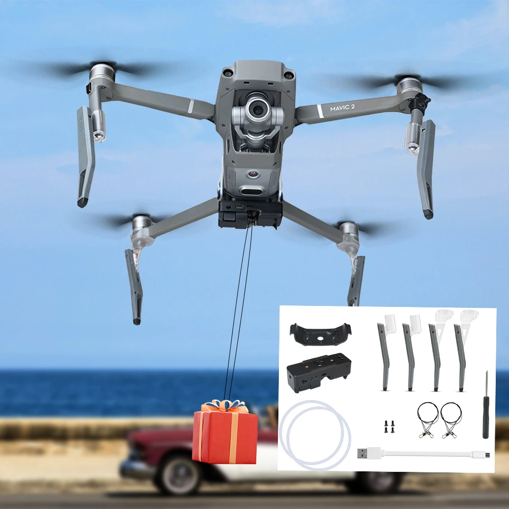 Sistema lanzador para DJI Mavic 2 Pro AIR 2 Mavic Mini 2 Drone, cebo de pesca, de boda, regalo, lanzamiento de cielo, accesorio|Kits de accesorios de dron| - AliExpress