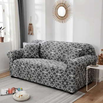 

Printed Stretch Sofa Cover Big Elasticity Couch Covers Sofa Covers Towel All Wrap Single Slipcovers 1/2/3/4 Seat Home Hotel