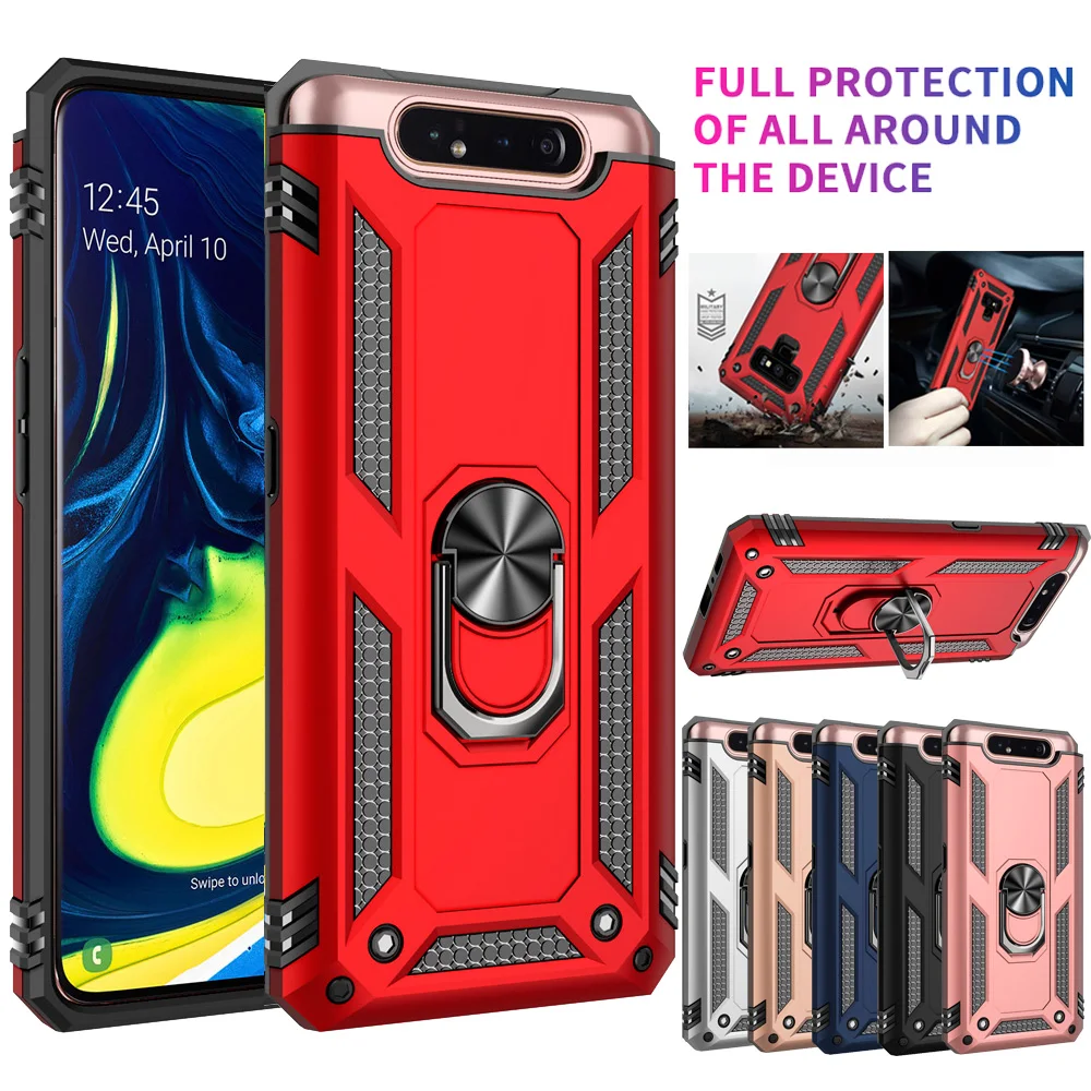 Для samsung Galaxy A20/A30/A40/A50/A70/A20e/A10e/A80 двухслойный чехол армейский бронированный