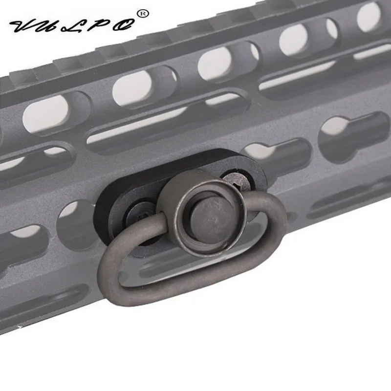 Поворотный адаптер для охотничьего ключа VULPO QD Sling Mount KAC NSR Handguard Rail BK/DE|adapter mount|sling