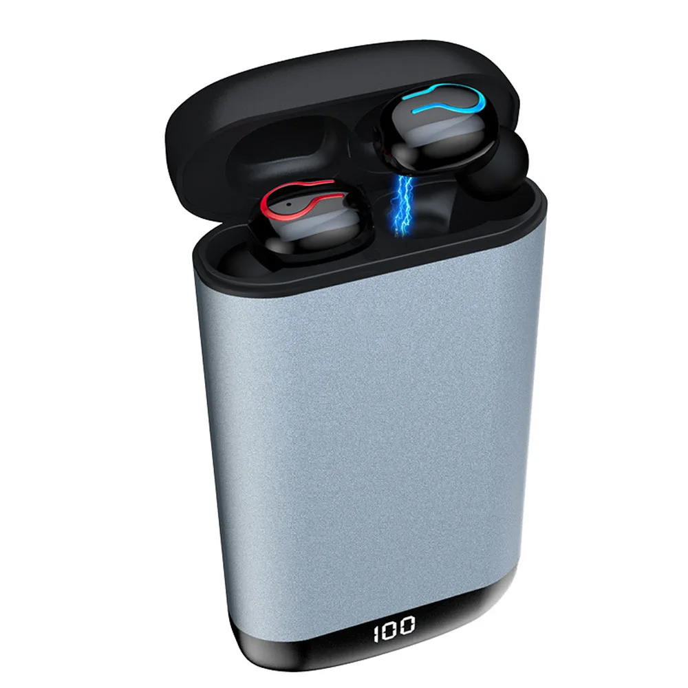 Tws Headphone Wireless Bluetooth 5.0 Earphone Q66 Mini Earbuds With 6000mah Charging Box Sport Headset For Smart Phone