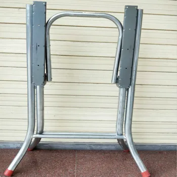 

Coffee table foot single-layer dining table round table folding leg bracket work bench iron frame training shrink table foot