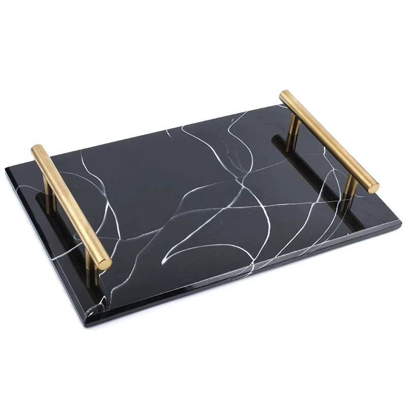 

Nordic Anti-Marble Tray Storage Plate Storage Plate Cake Dessert Plate Sushi Plate Jewelry Display Plate Decoration Bathroom Sto
