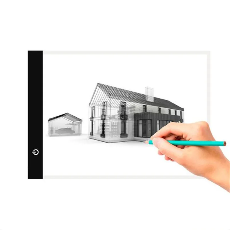 Preise Elektronische Kunst Grafik Malerei Schreibtafel Tisch A4 Zeichnung Tablet Digitale Grafiken Pad USB LED Licht Box Tracing Kopie Bord