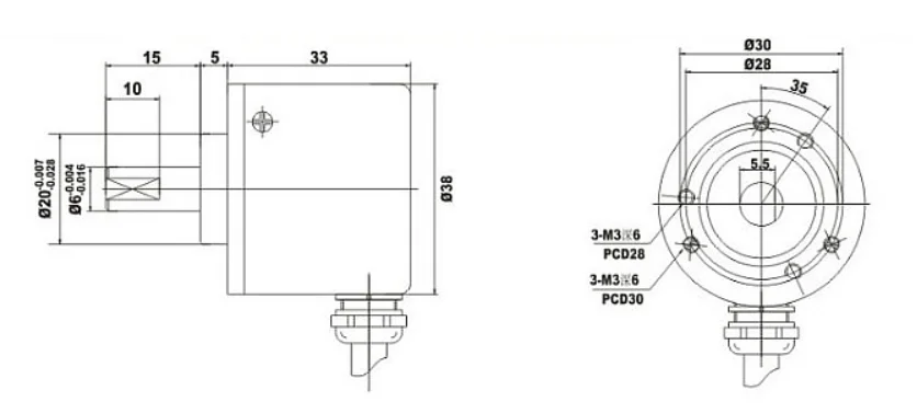 Одно кольцо абсолютное значение энкодер modbus Высокая точность 14-bit открывания ворот инструмент пользовательский протокол