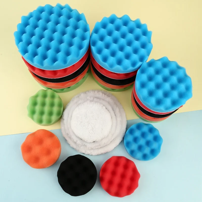 8 Piece 4/5/6/7 Car Sponge Pad Kit