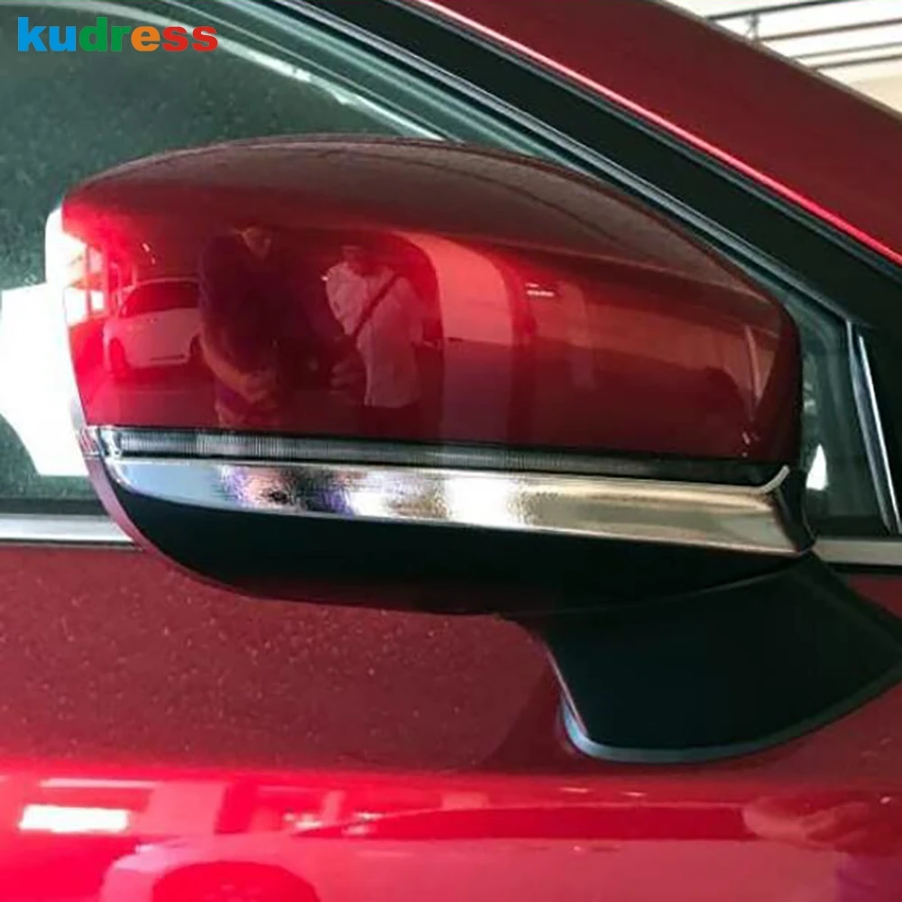 2 шт. хромированные полосы для бокового зеркала заднего вида Mazda CX8 | Автомобили и