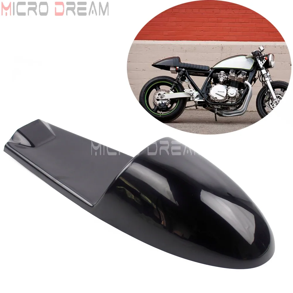 Черная универсальная подставка для каскадного сидения Cafe Racer Humpback Kawasaki Yamaha V-twin 920