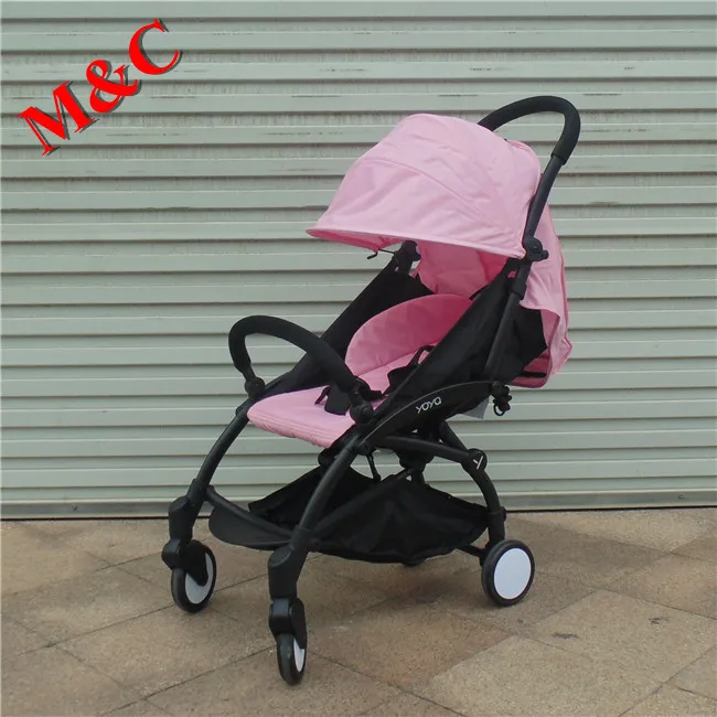 B style pink Оригинальная легкая коляска может сидеть и лежать на 175 градусов Складная коляска yoya ультра-легкая портативная дорожная детская коляска - Цвет: B style pink