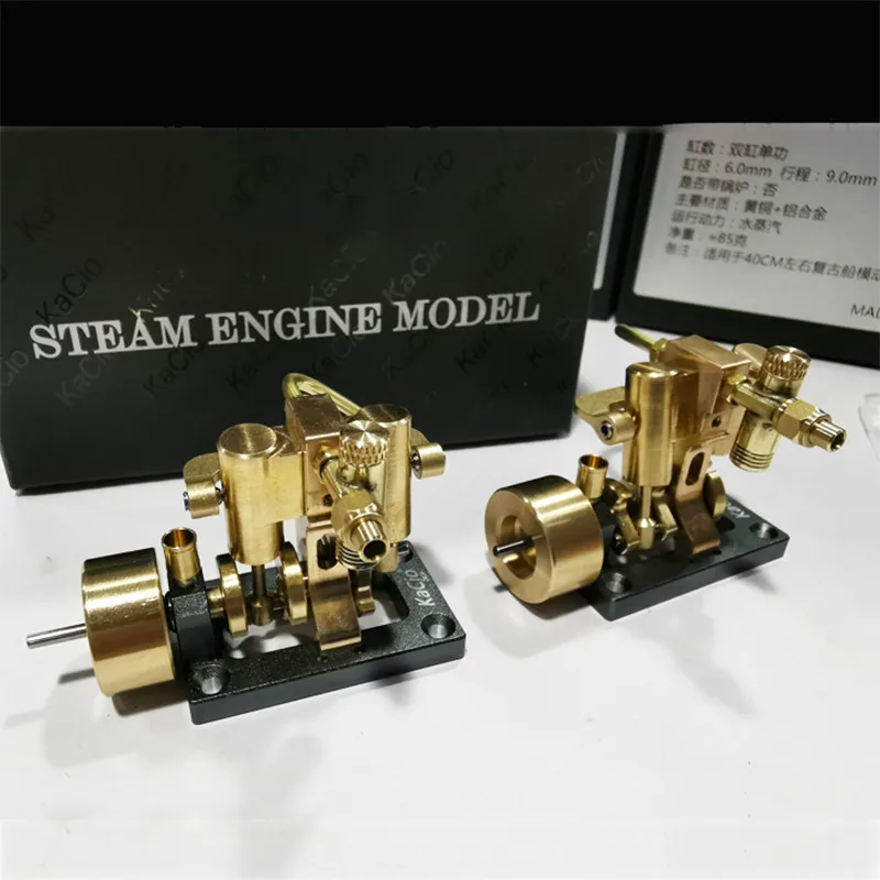 

Mini Inline Double Cylinder Steam Engine Model 2020 New Retro Model