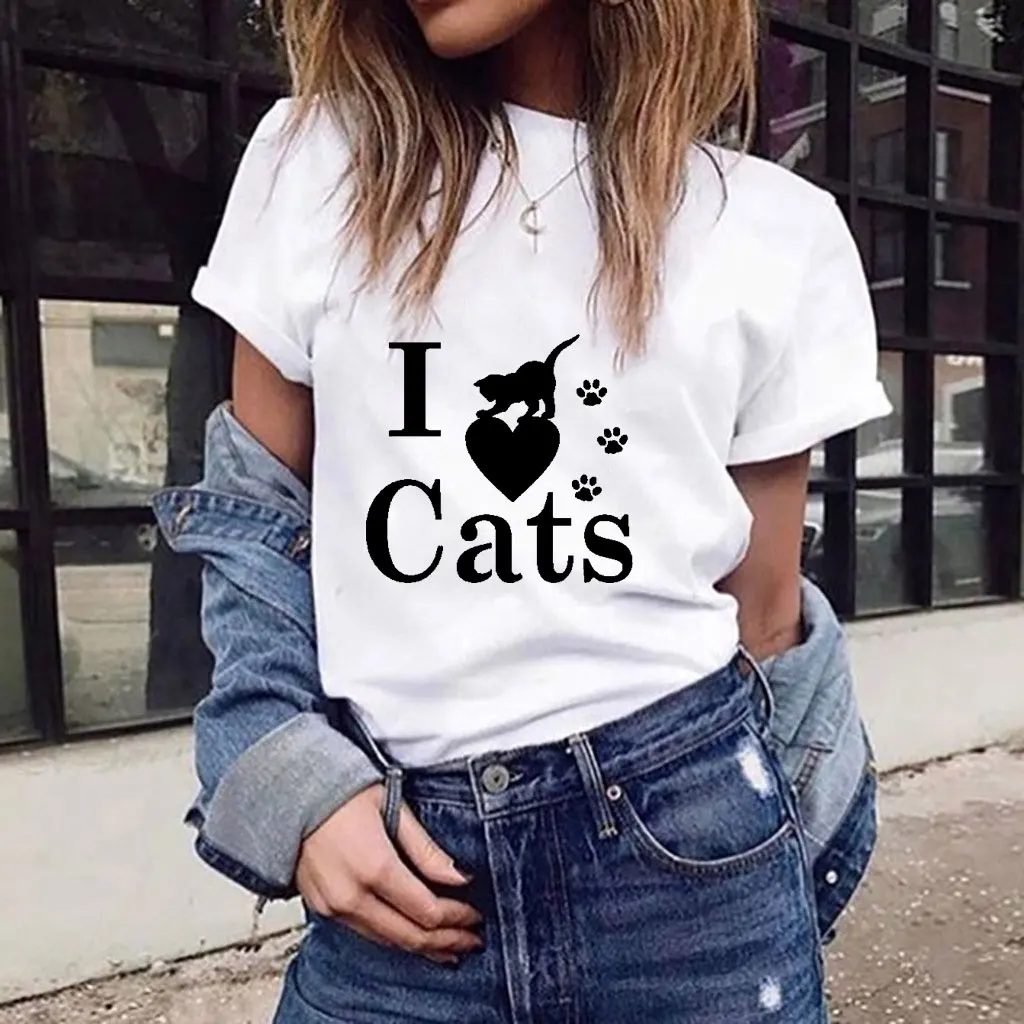 Black Cat What Tshirt Murderous Cat Knife Women Funny T Shirt Short Sleeve Halloween Tops Tees Femme Camisetas Verano Mujer 2019