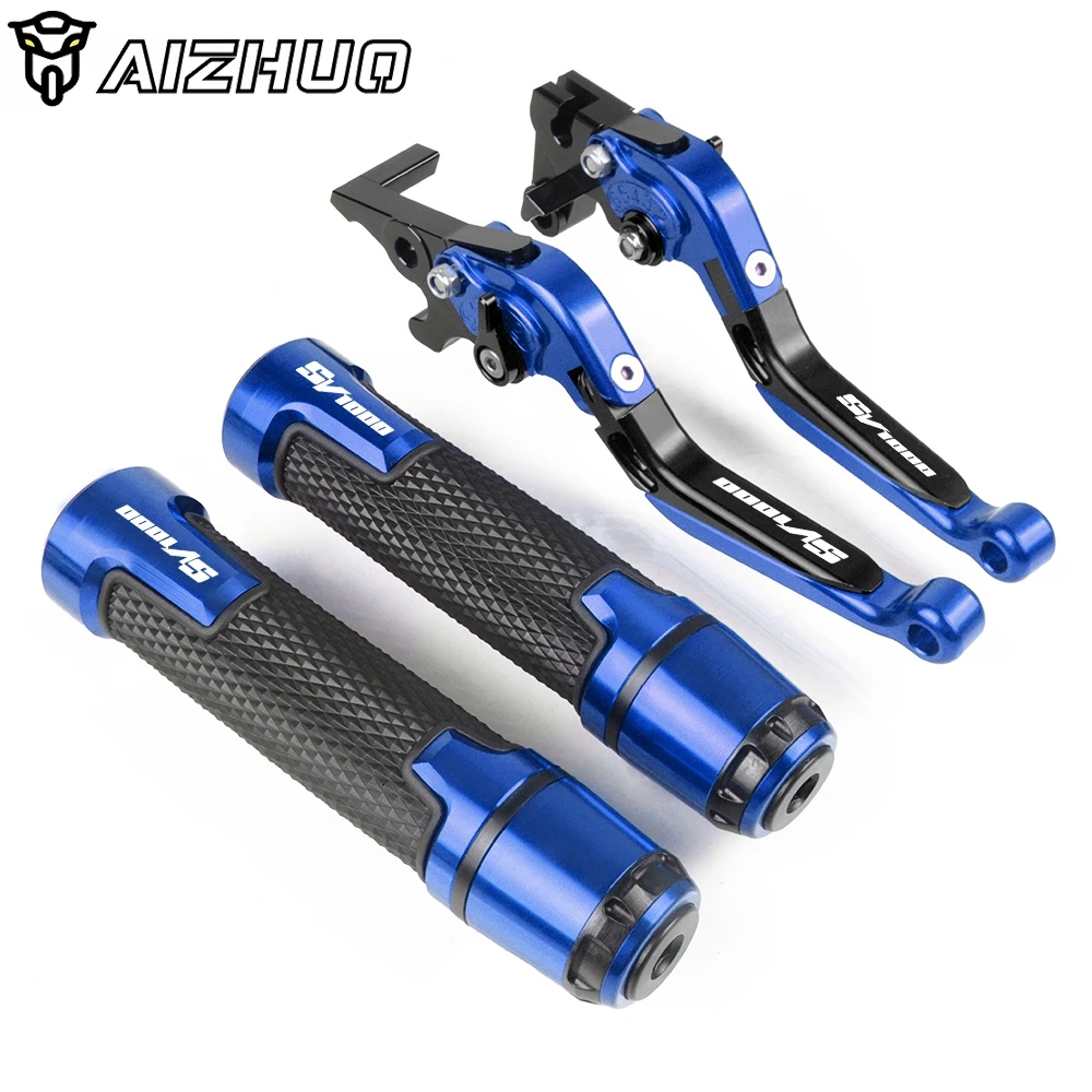 For SUZUKI SV1000 SV 1000S SV 1000 S SV1000 S 2003 2004 2005 2006 2007 Motorcycle Brake Clutch Levers Handlebar grip Hand Grips