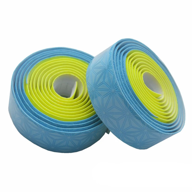 

2PCS Bicycle Handlebar Tape Dual Colors Race Bike Bar Tape Cycling Road MTB Bike Waterproof PU Tape Wrap Anti-slip