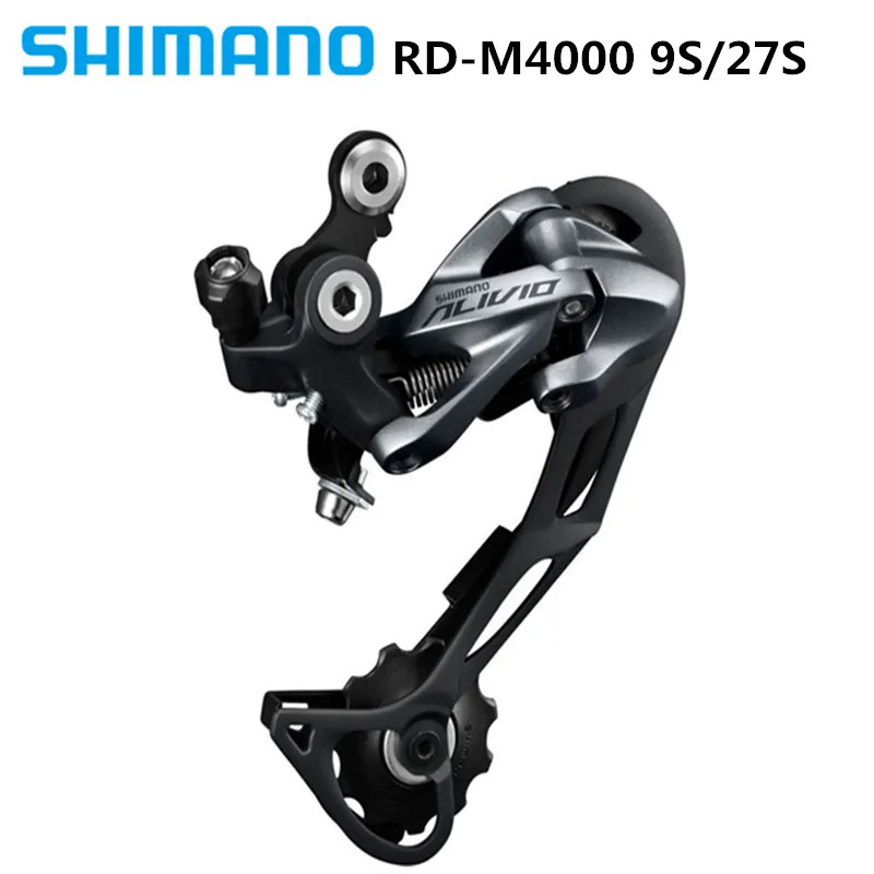 SHIMANO ALIVIO RD-M4000, задний циферблат, 9 скоростей/27 скоростей, для езды на горном велосипеде, трансмиссия, тени, после набора, черный, Новинка