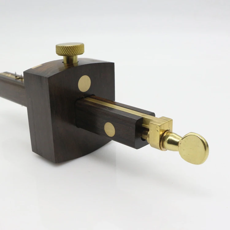 8 дюймов/20 см Ebony Deluxe Британский маркировочный Калибр дерево писец врезной Калибр с винтом деревообрабатывающий измерительный инструмент