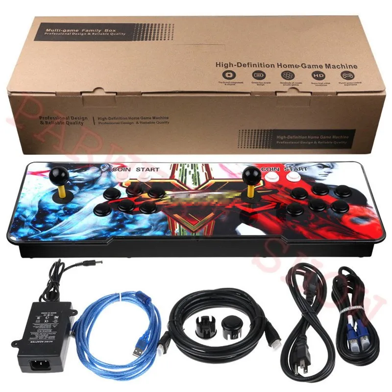 

Pandora Box 9d 2500 in 1 PCB Game Board Arcade Game Console 2500 Games with Sanwa joystick for 2 player Home fighting machine