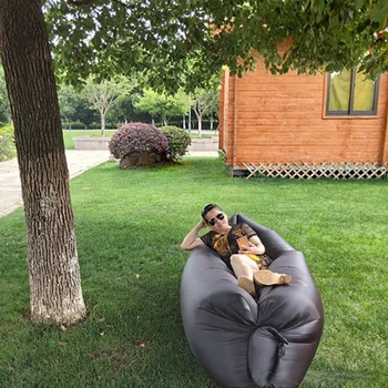 

Home Yard Inflatable Sofa Bed Portable Beach Couch Camping Outdoor Seating Inflatable Furniture Chair Office Lounge Air Beds