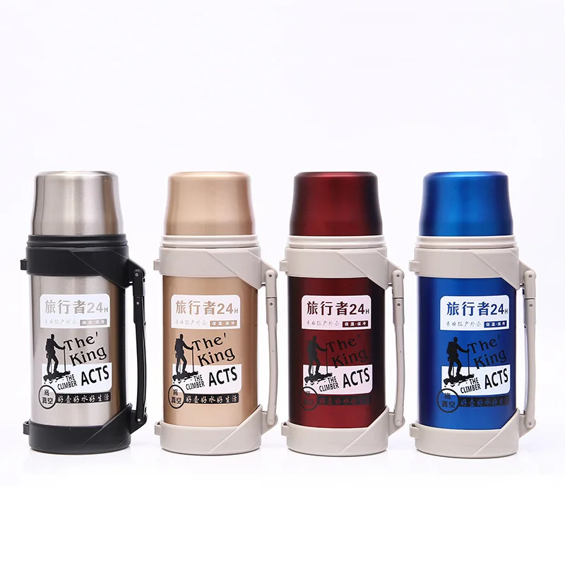 

Hot Selling Insulated Stainless Steel Bottle Outdoor Sports Kettle Portable Mountain Climbing Travel Insulation Pot li pin hu