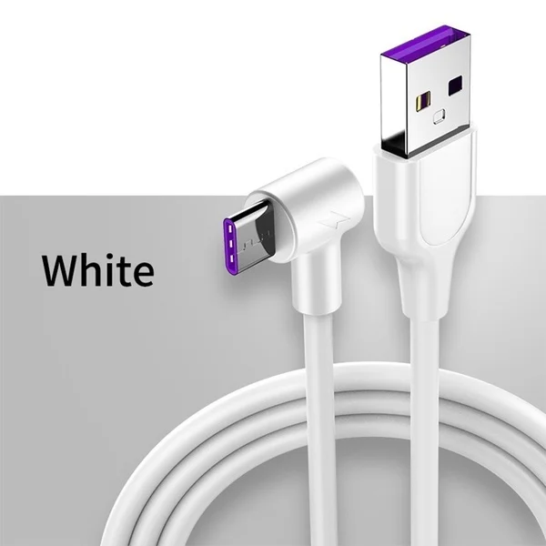 1M2M3M 5A супер кабель зарядного устройства USB type C локоть интегрированный формовочный прочный зарядный кабель для Hauwei P30 mate 20 Pro samsung S10