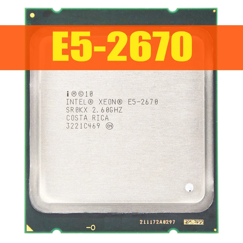 Процессор Xeon E5-2670 8 ядер 2 60 ГГц 20 МБ смарт-Кеш 00 ГТ/с QPI TDP 115 Вт LGA 2011 ЦПУ 100%