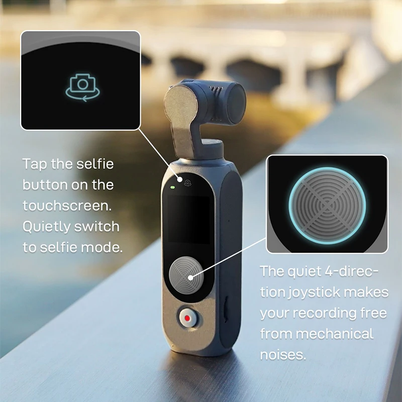 2020 New FIMI PALM 2 Gimbal Camerawith 3-Axis Stabilizer 4K HD Handheld Pocket Mini Smart Camera Wide Angle Smart Track Pre-sale