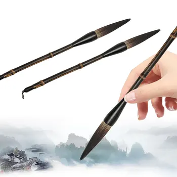 

Chinese Quality Bear Hair Calligraphy Brushes Pen Kanji Japanese Drawing Brush Office Painting Pens Chinese Painting Supplies